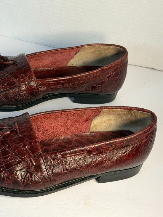 Men\'s Brown Tassel size 9D Loafers main image 9